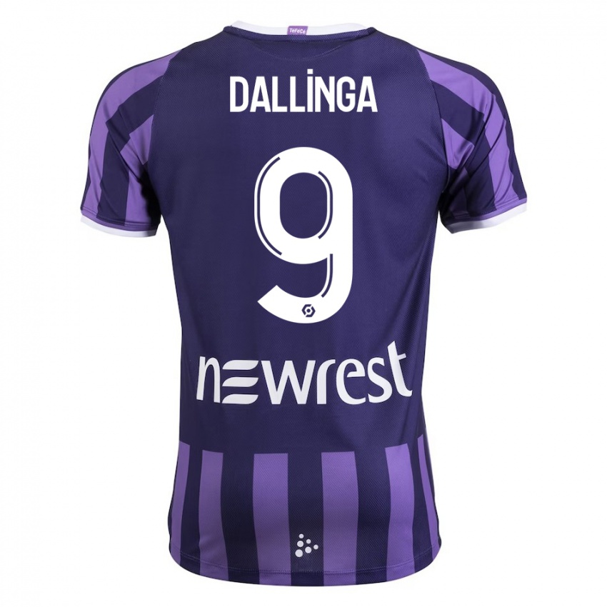 Niño Camiseta Thijs Dallinga #9 Morado 2ª Equipación 2023/24 La Camisa