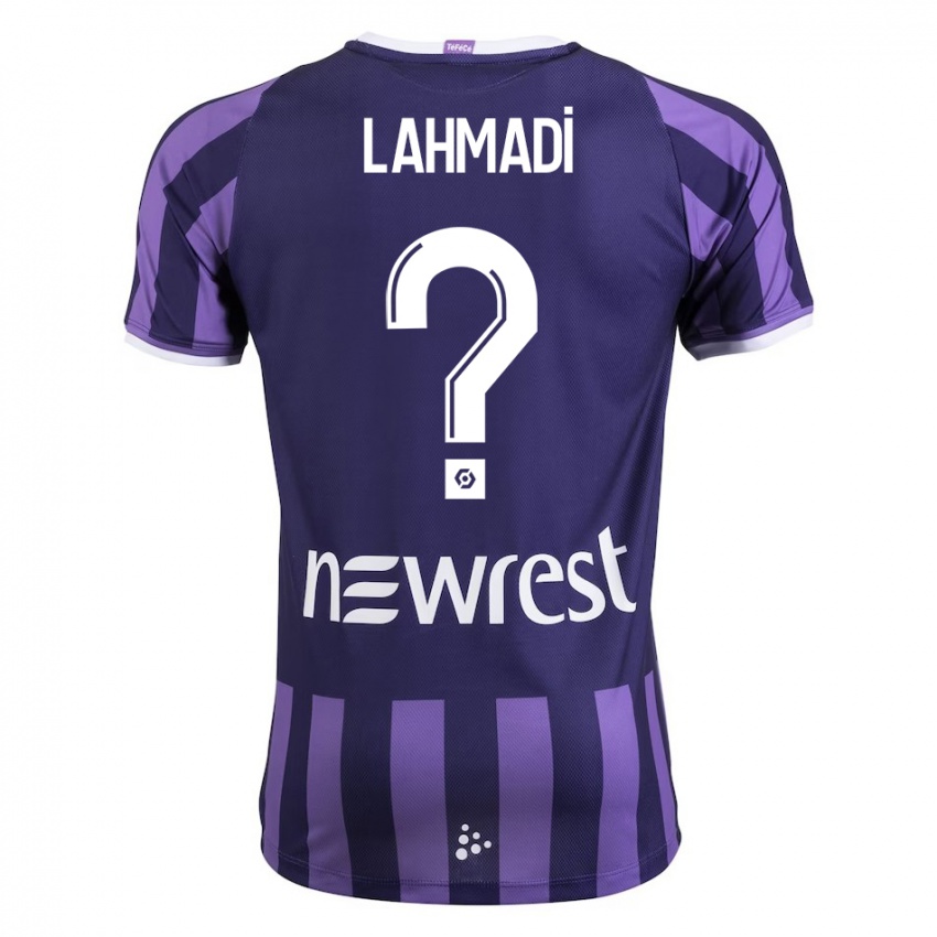 Niño Camiseta Noah Lahmadi #0 Morado 2ª Equipación 2023/24 La Camisa