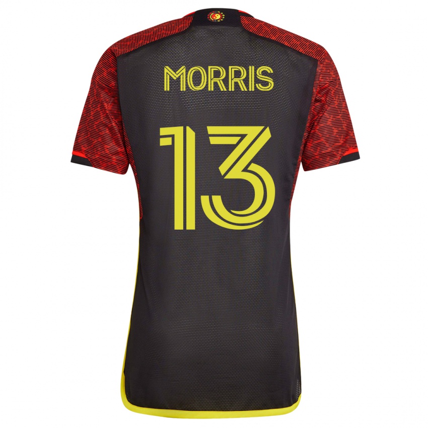 Niño Camiseta Jordan Morris #13 Naranja 2ª Equipación 2023/24 La Camisa