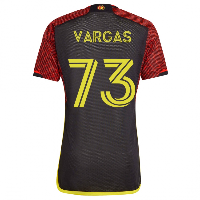 Niño Camiseta Obed Vargas #73 Naranja 2ª Equipación 2023/24 La Camisa