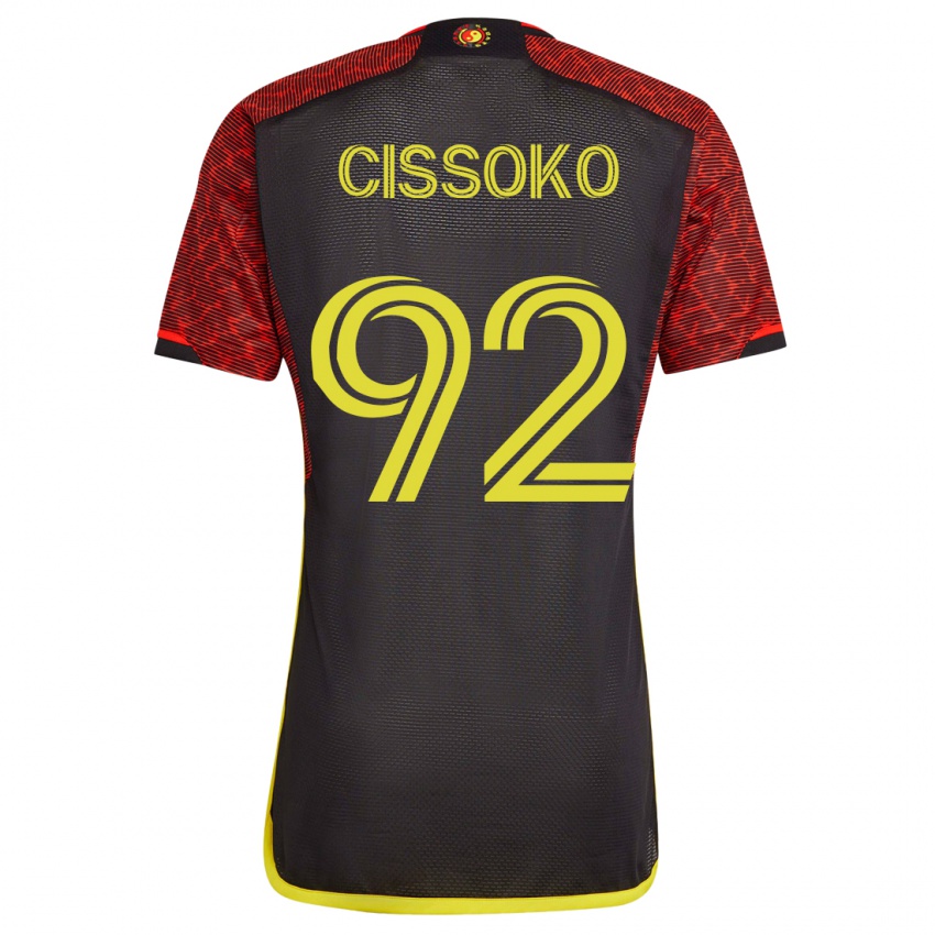 Niño Camiseta Abdoulaye Cissoko #92 Naranja 2ª Equipación 2023/24 La Camisa