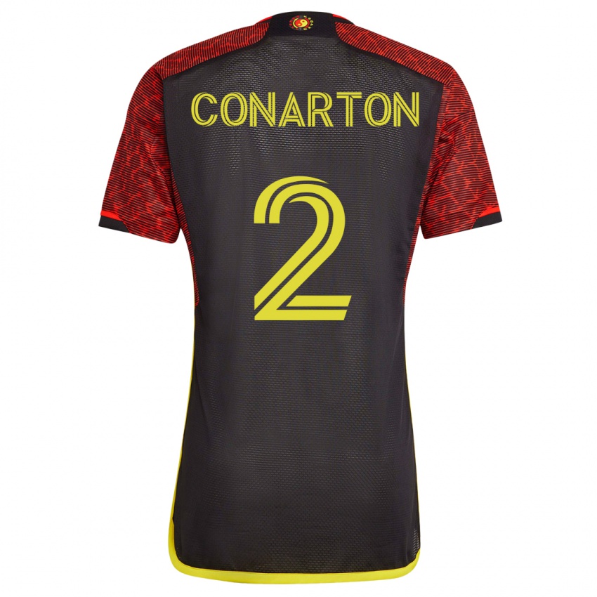 Niño Camiseta Alyssa Conarton #2 Naranja 2ª Equipación 2023/24 La Camisa