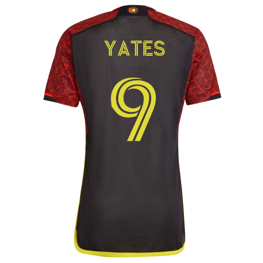 Niño Camiseta Summer Yates #9 Naranja 2ª Equipación 2023/24 La Camisa