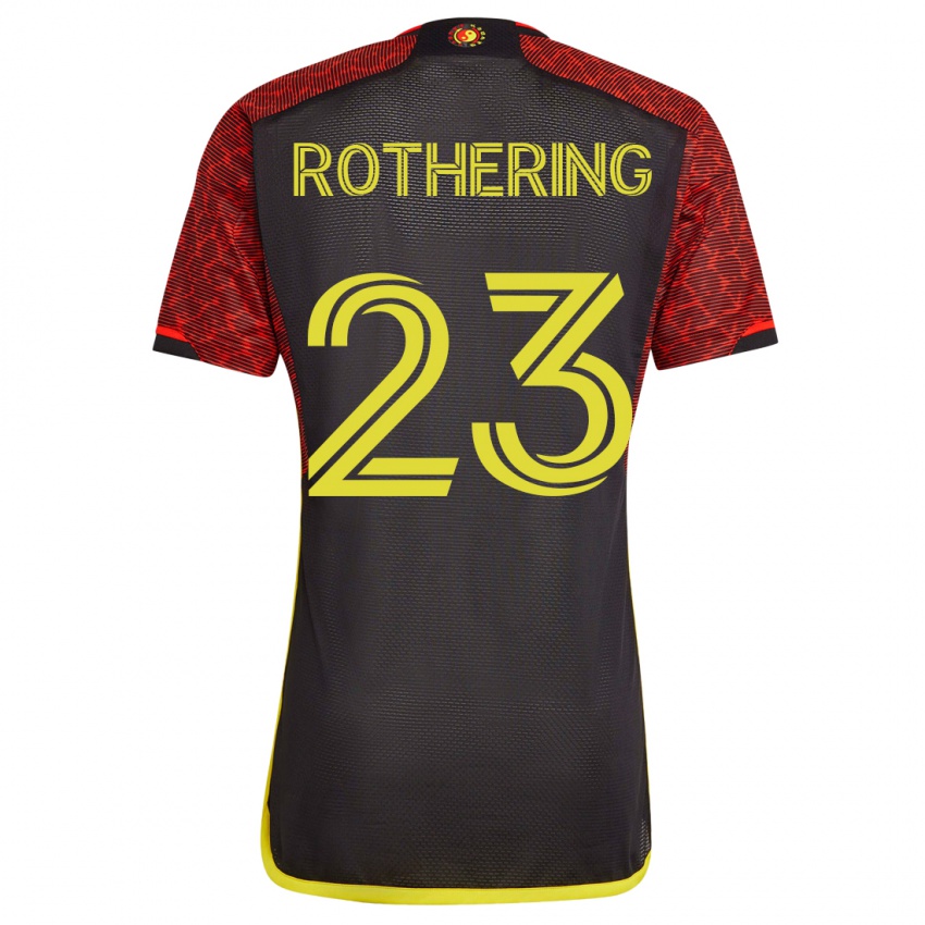 Niño Camiseta Holly Rothering #23 Naranja 2ª Equipación 2023/24 La Camisa