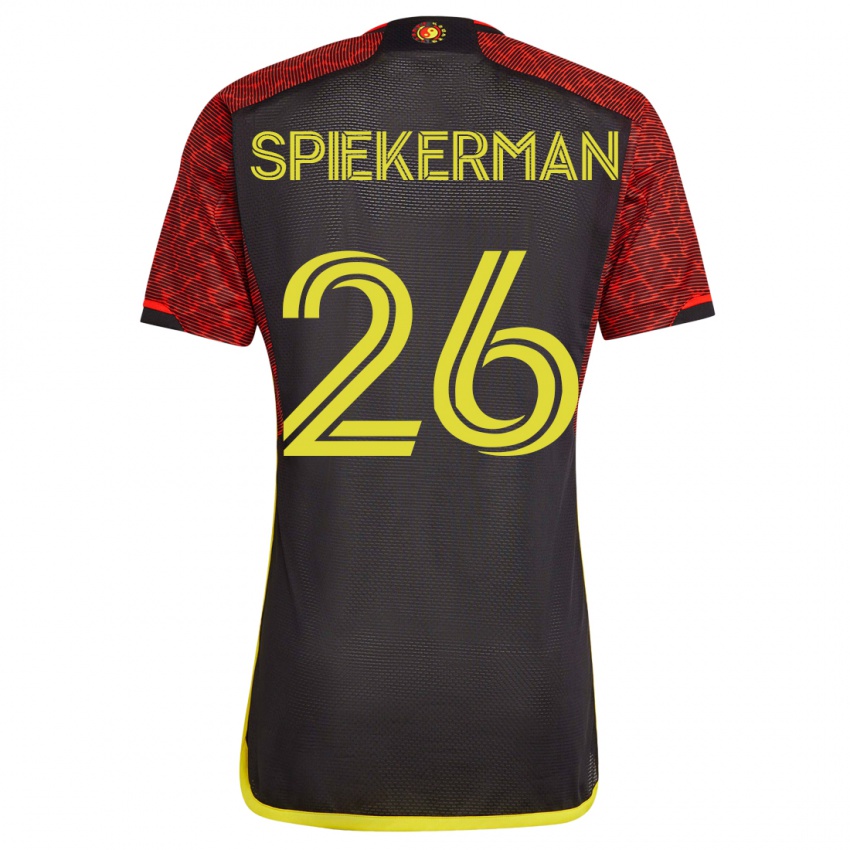 Niño Camiseta Stephanie Spiekerman #26 Naranja 2ª Equipación 2023/24 La Camisa
