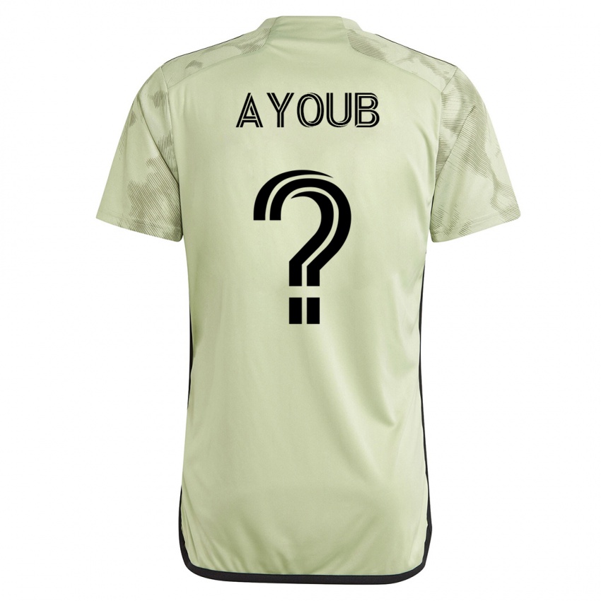 Niño Camiseta Ryan Ayoub #0 Verde 2ª Equipación 2023/24 La Camisa