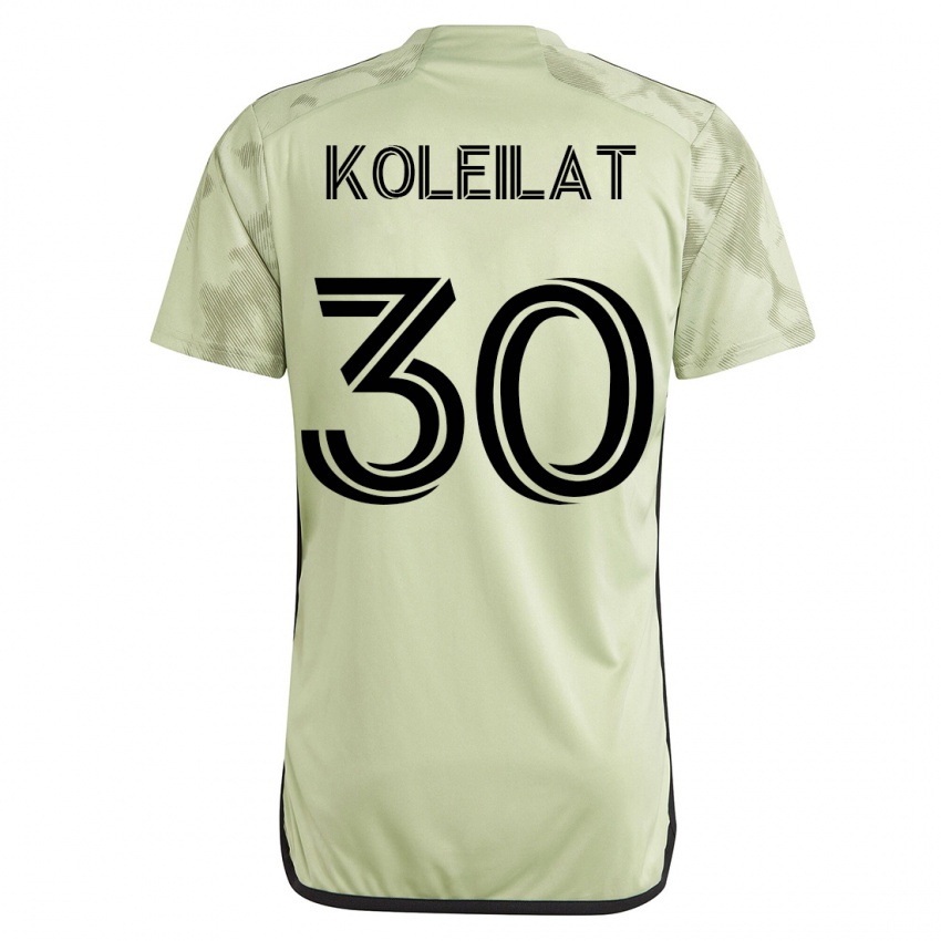 Niño Camiseta Jassem Koleilat #30 Verde 2ª Equipación 2023/24 La Camisa