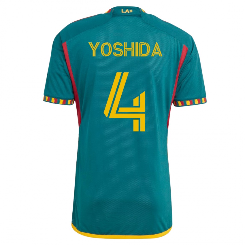 Niño Camiseta Maya Yoshida #4 Verde 2ª Equipación 2023/24 La Camisa
