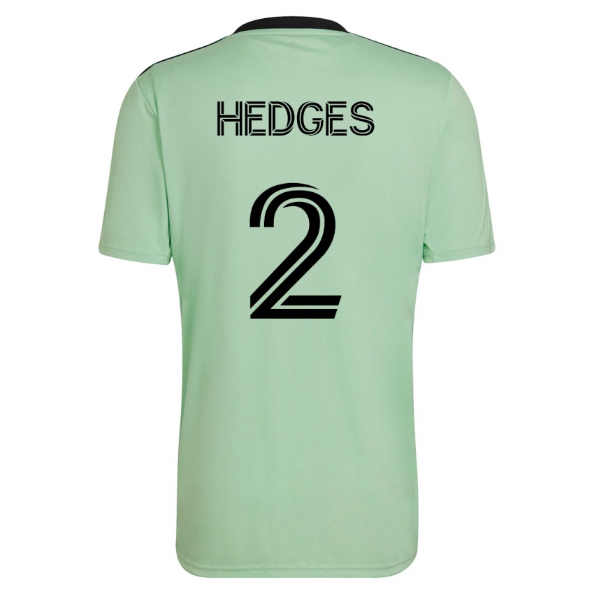Niño Camiseta Matt Hedges #2 Verde Claro 2ª Equipación 2023/24 La Camisa