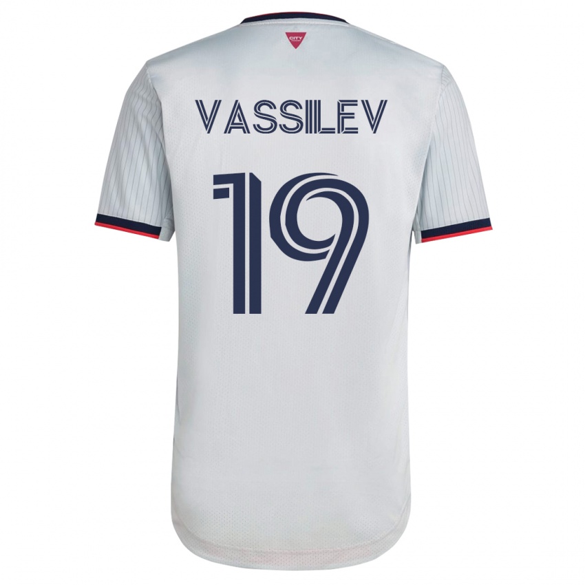 Niño Camiseta Indiana Vassilev #19 Blanco 2ª Equipación 2023/24 La Camisa