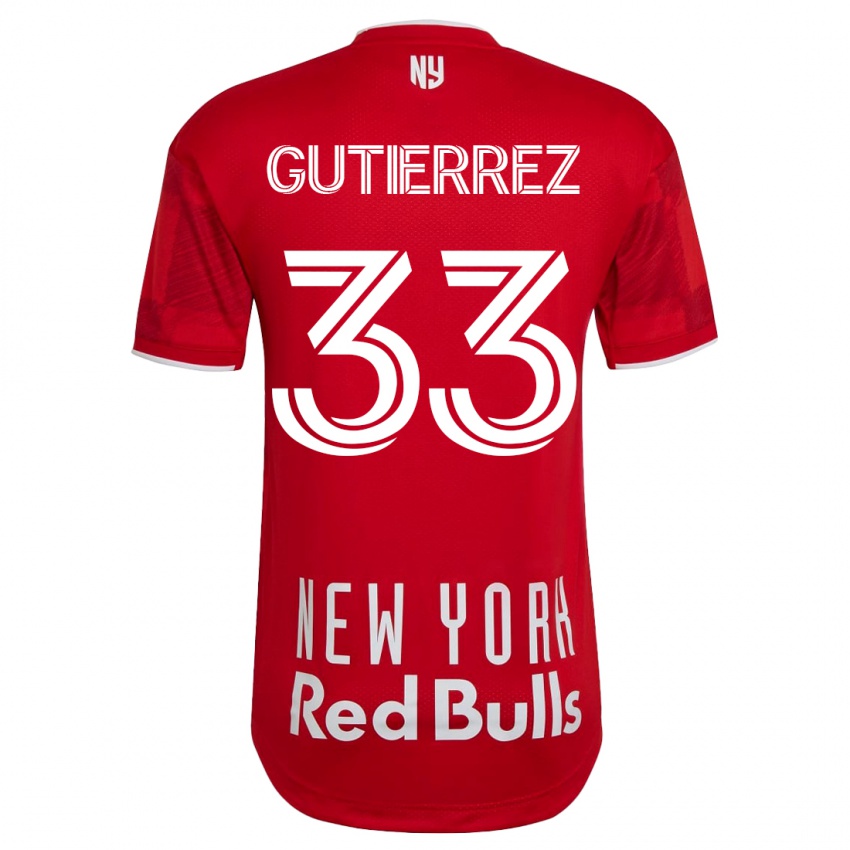 Niño Camiseta Juan Gutierrez #33 Beige-Dorado 2ª Equipación 2023/24 La Camisa