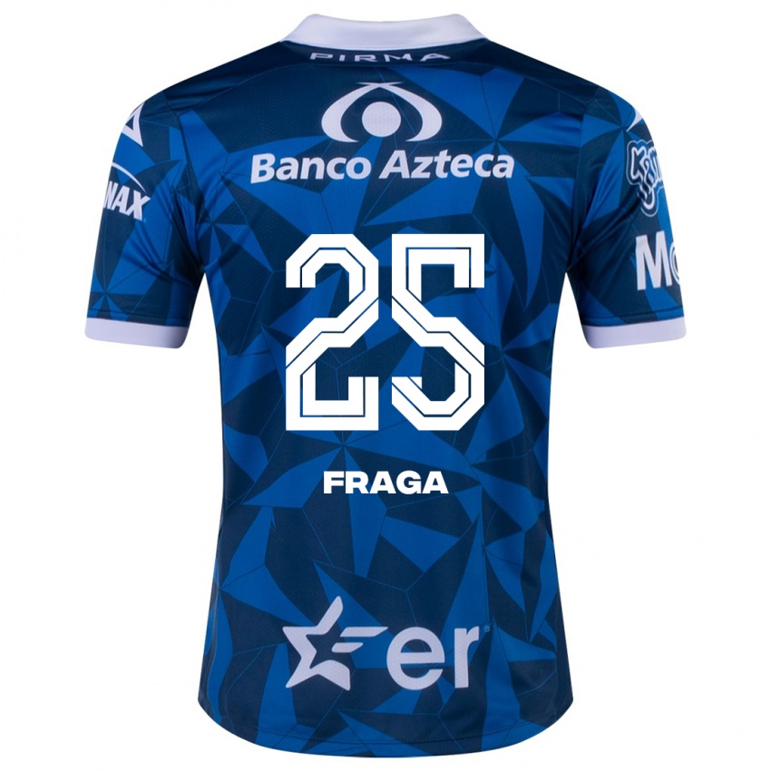 Niño Camiseta Miguel Fraga #25 Azul 2ª Equipación 2023/24 La Camisa