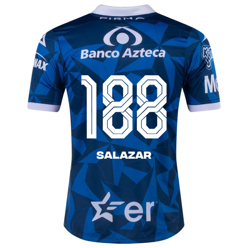 Niño Camiseta Ronaldo Salazar #188 Azul 2ª Equipación 2023/24 La Camisa