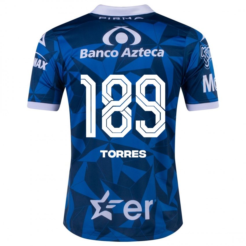 Niño Camiseta Dylan Torres #189 Azul 2ª Equipación 2023/24 La Camisa