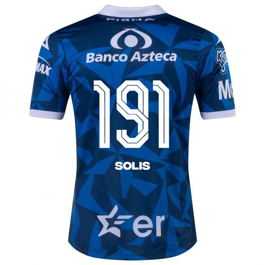 Niño Camiseta César Solís #191 Azul 2ª Equipación 2023/24 La Camisa