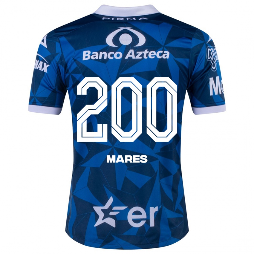 Niño Camiseta Cristian Mares #200 Azul 2ª Equipación 2023/24 La Camisa