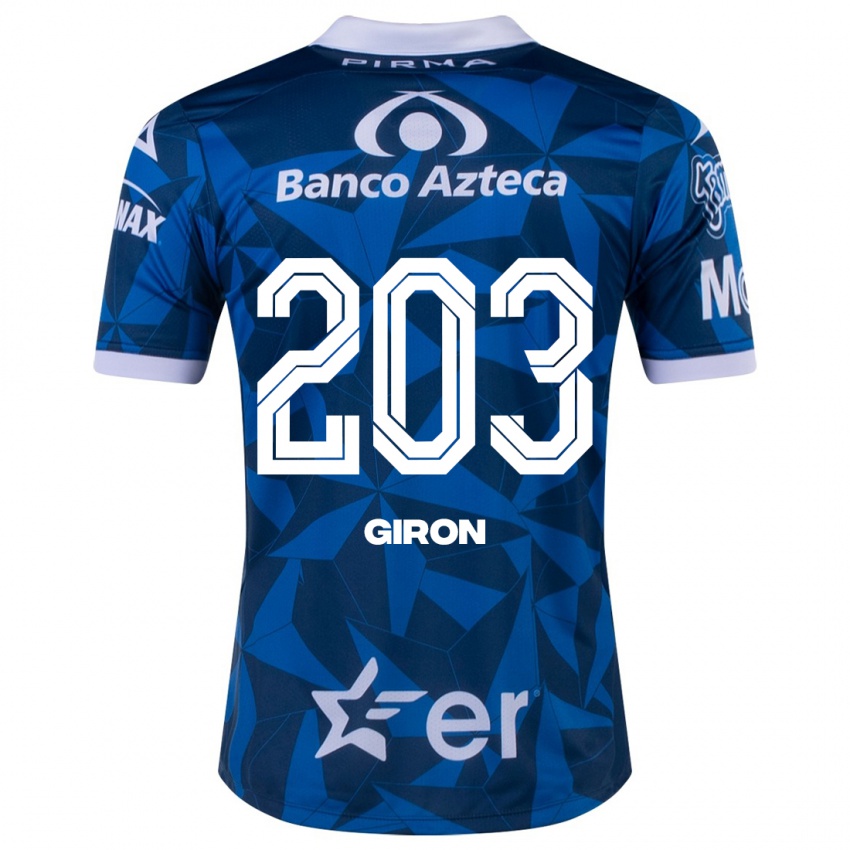 Niño Camiseta Randall Girón #203 Azul 2ª Equipación 2023/24 La Camisa