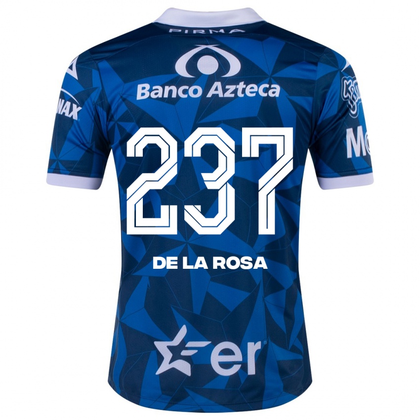 Niño Camiseta Álvaro De La Rosa #237 Azul 2ª Equipación 2023/24 La Camisa
