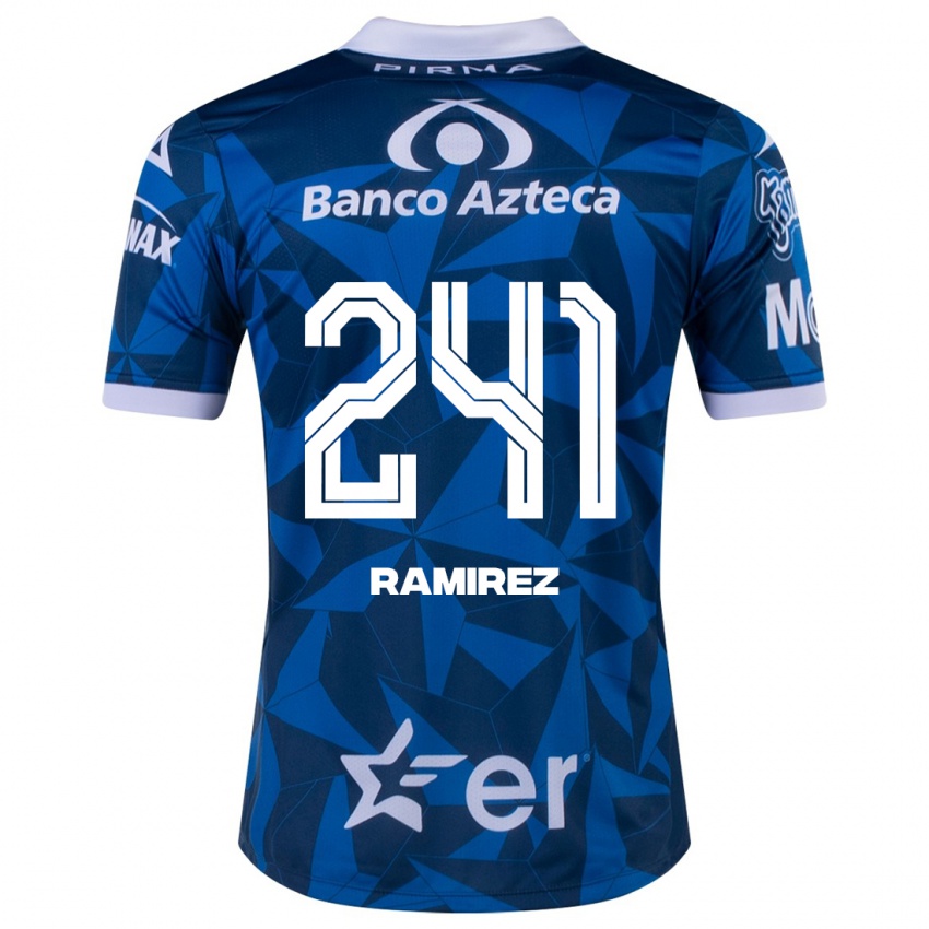 Niño Camiseta Eduardo Ramírez #241 Azul 2ª Equipación 2023/24 La Camisa