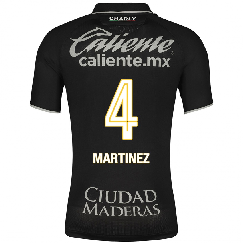 Niño Camiseta Mitzi Martínez #4 Negro 2ª Equipación 2023/24 La Camisa