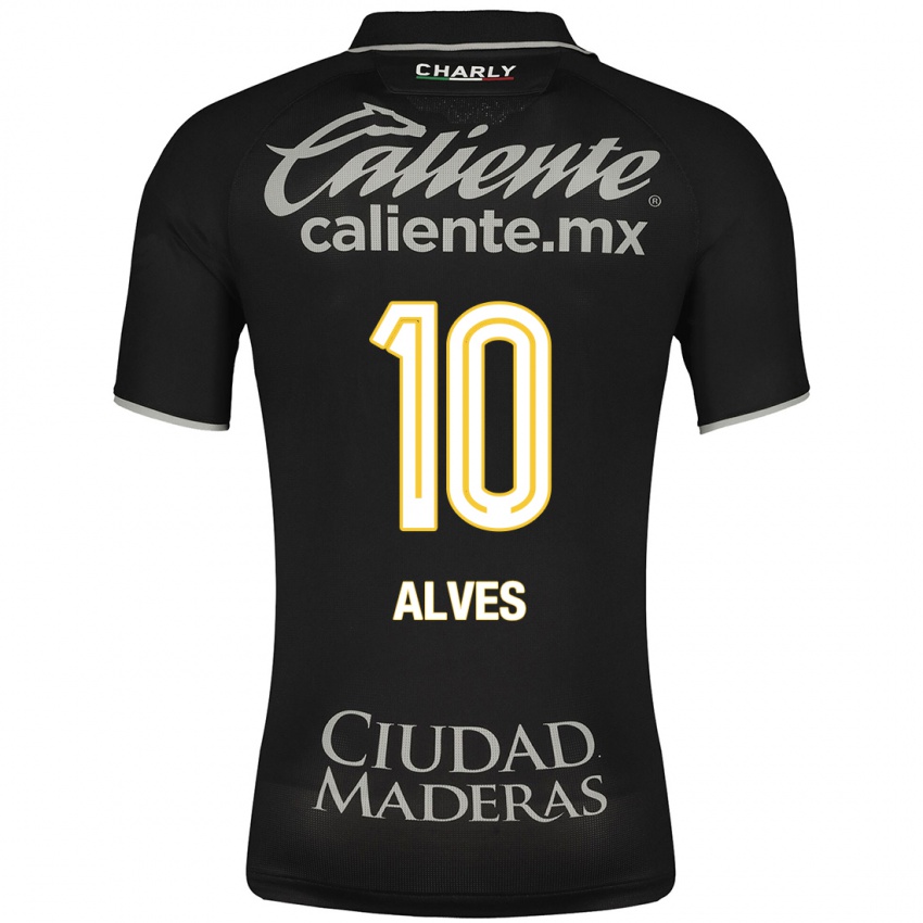 Niño Camiseta Maria Alves #10 Negro 2ª Equipación 2023/24 La Camisa