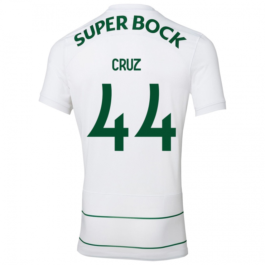 Niño Camiseta Marco Cruz #44 Blanco 2ª Equipación 2023/24 La Camisa