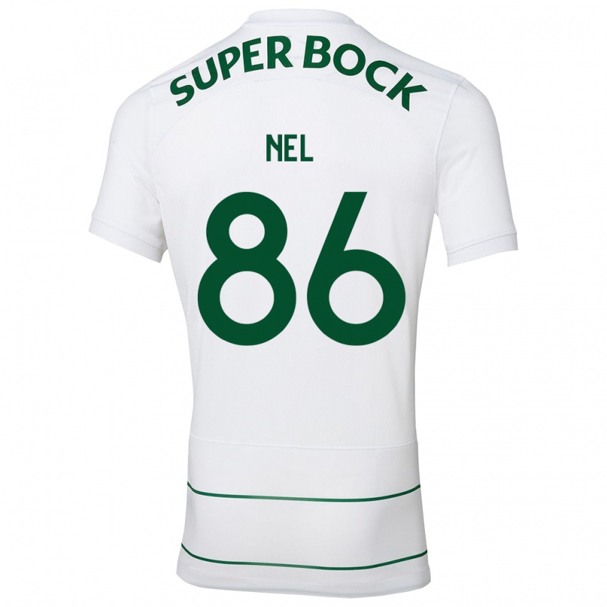 Niño Camiseta Rafael Nel #86 Blanco 2ª Equipación 2023/24 La Camisa