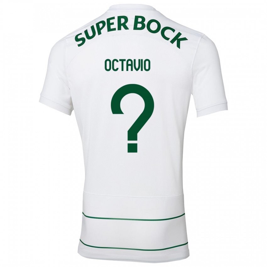 Niño Camiseta Tiago Octávio #0 Blanco 2ª Equipación 2023/24 La Camisa