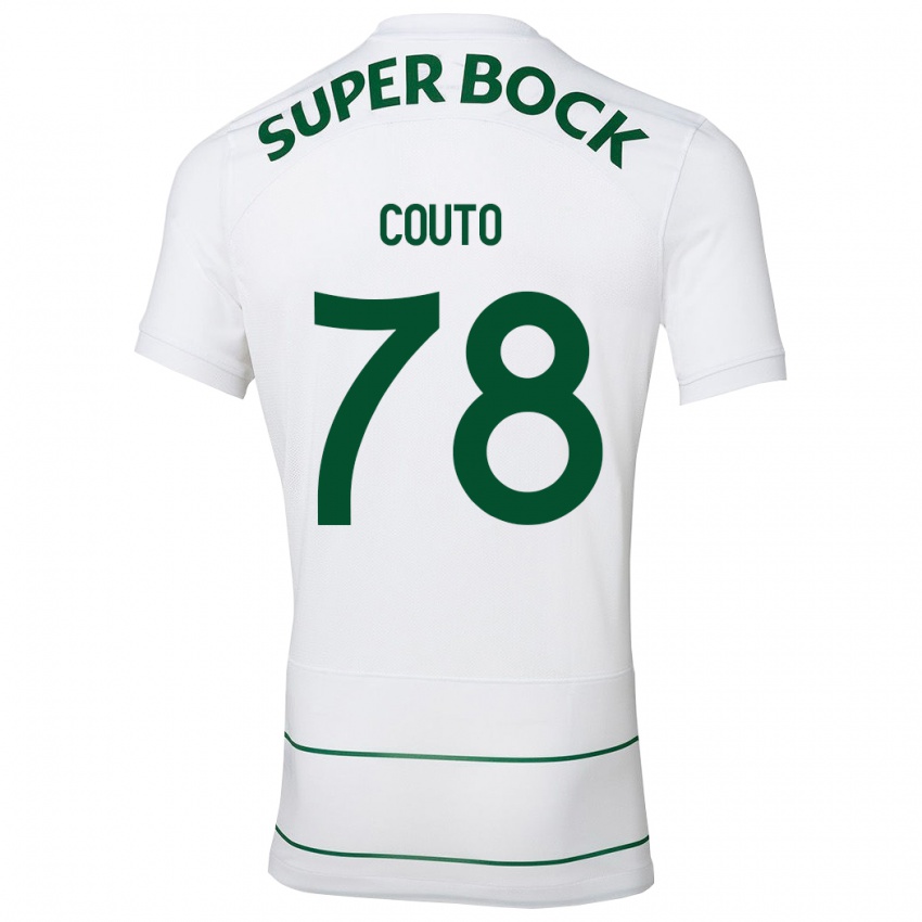 Niño Camiseta Mauro Couto #78 Blanco 2ª Equipación 2023/24 La Camisa