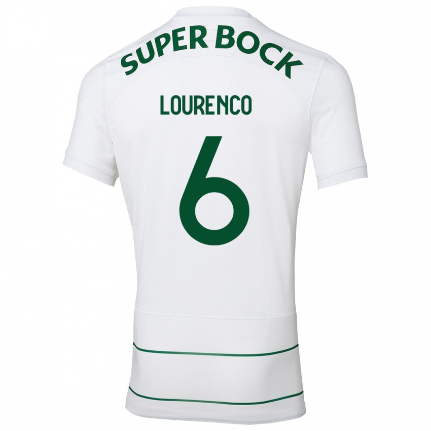 Niño Camiseta Bruna Lourenço Urbano Costa #6 Blanco 2ª Equipación 2023/24 La Camisa