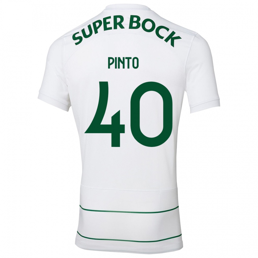 Niño Camiseta Rita Pinto De Almeida #40 Blanco 2ª Equipación 2023/24 La Camisa