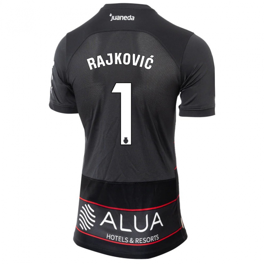 Niño Camiseta Predrag Rajkovic #1 Negro 2ª Equipación 2023/24 La Camisa