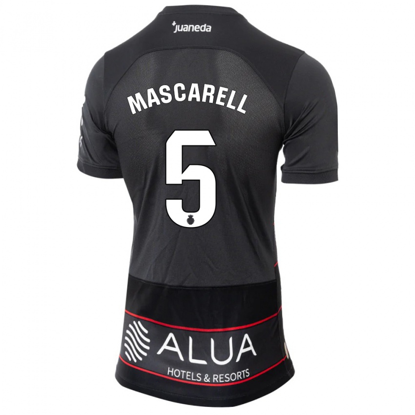 Niño Camiseta Omar Mascarell #5 Negro 2ª Equipación 2023/24 La Camisa