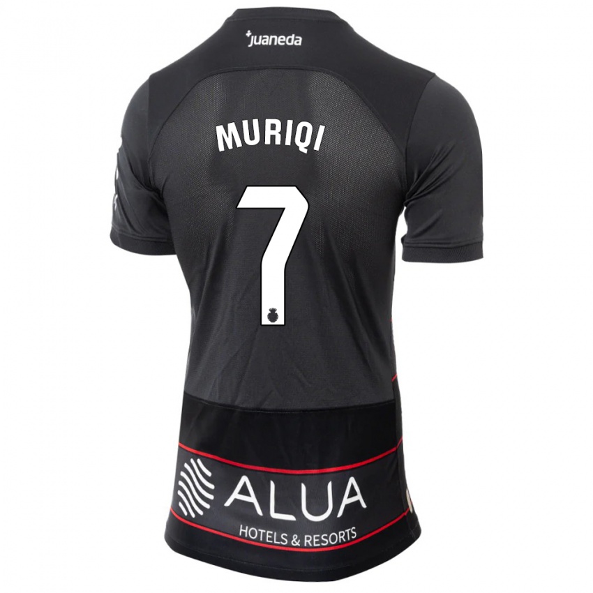 Niño Camiseta Vedat Muriqi #7 Negro 2ª Equipación 2023/24 La Camisa