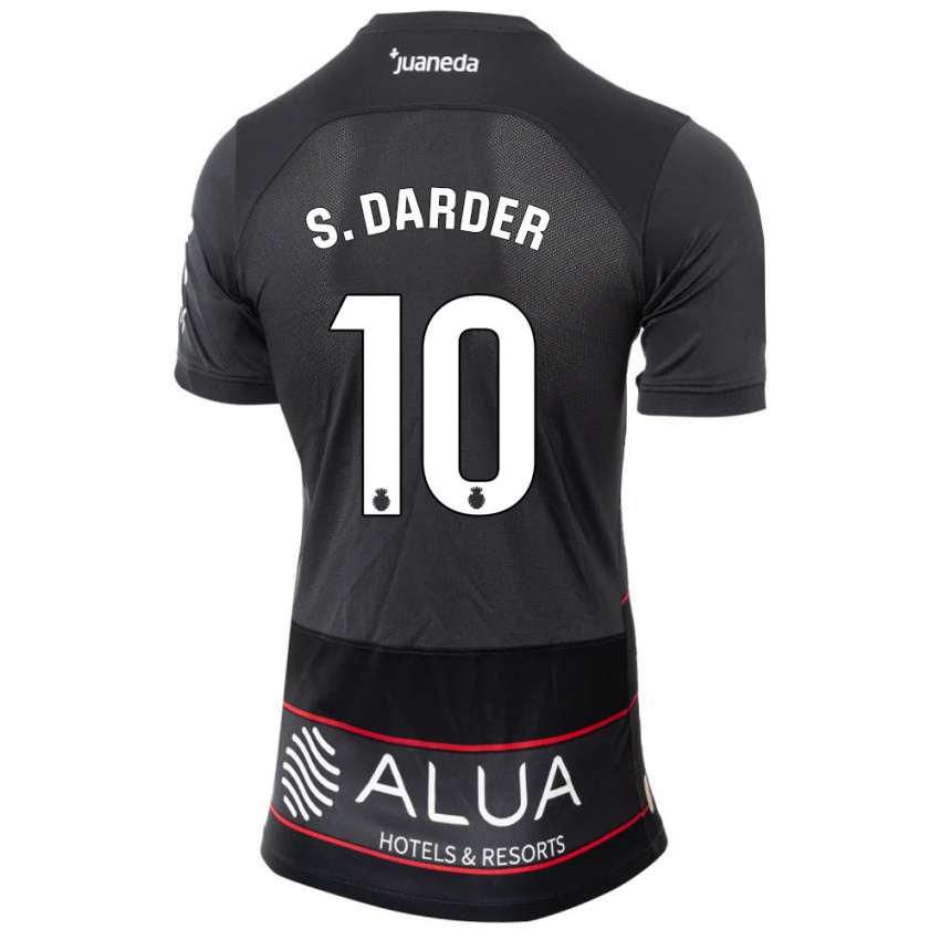 Niño Camiseta Sergi Darder #10 Negro 2ª Equipación 2023/24 La Camisa