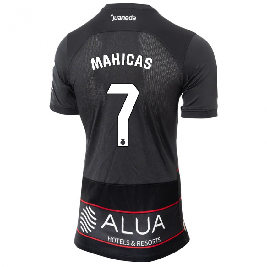 Niño Camiseta Julián Mahicas #7 Negro 2ª Equipación 2023/24 La Camisa