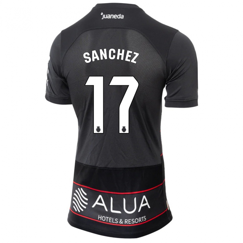 Niño Camiseta Avelino Sánchez #17 Negro 2ª Equipación 2023/24 La Camisa