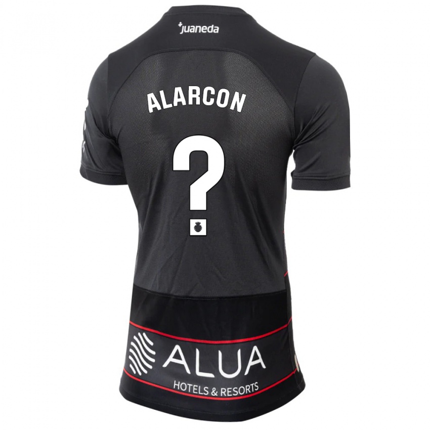 Niño Camiseta Raúl Alarcón #0 Negro 2ª Equipación 2023/24 La Camisa