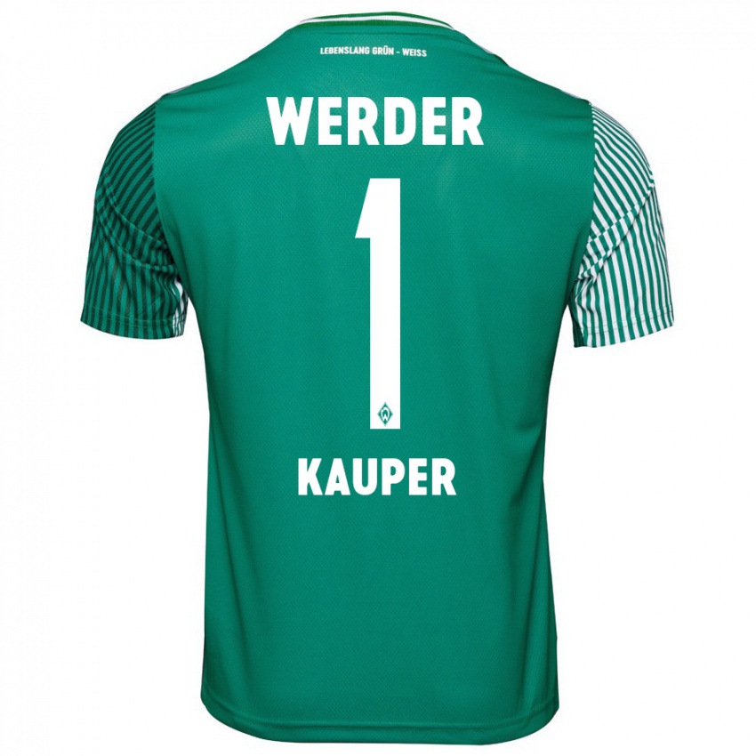 Hombre Camiseta Ben Käuper #1 Verde 1ª Equipación 2023/24 La Camisa