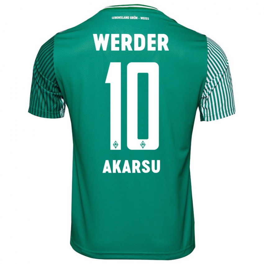 Hombre Camiseta Mikail Bura Akarsu #10 Verde 1ª Equipación 2023/24 La Camisa