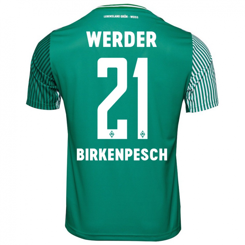 Hombre Camiseta Noah Birkenpesch #21 Verde 1ª Equipación 2023/24 La Camisa