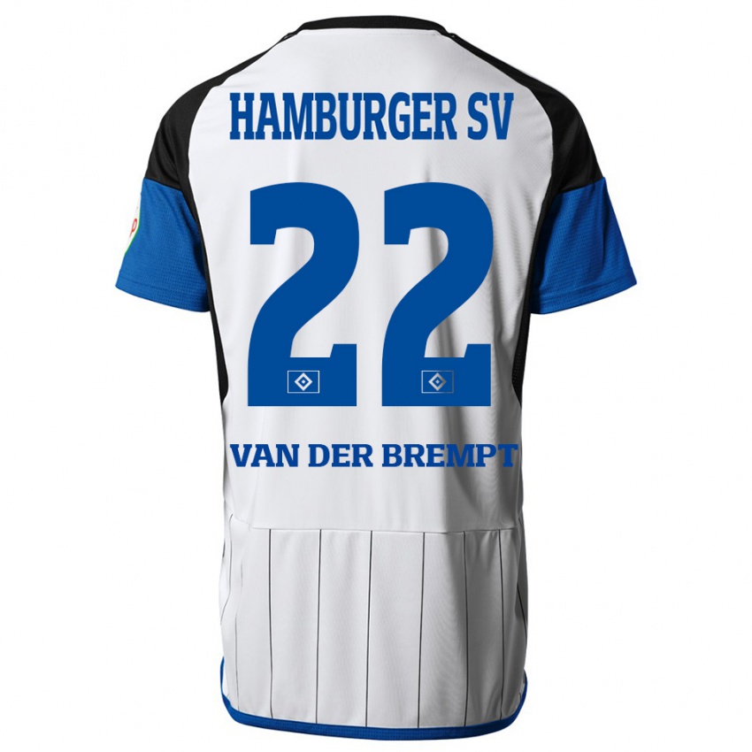 Hombre Camiseta Ignace Van Der Brempt #22 Blanco 1ª Equipación 2023/24 La Camisa