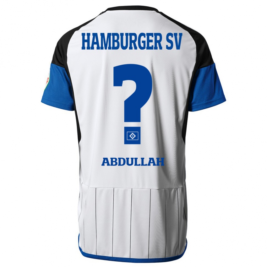 Hombre Camiseta Majeed Salo Abdullah #0 Blanco 1ª Equipación 2023/24 La Camisa