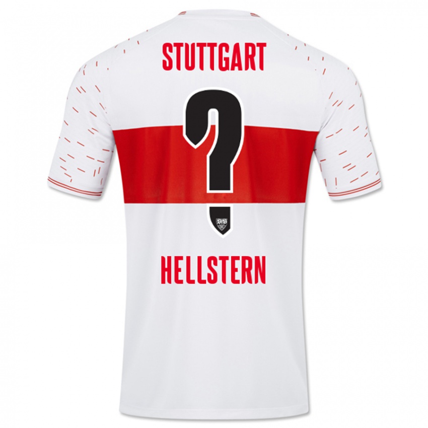 Hombre Camiseta Florian Hellstern #0 Blanco 1ª Equipación 2023/24 La Camisa