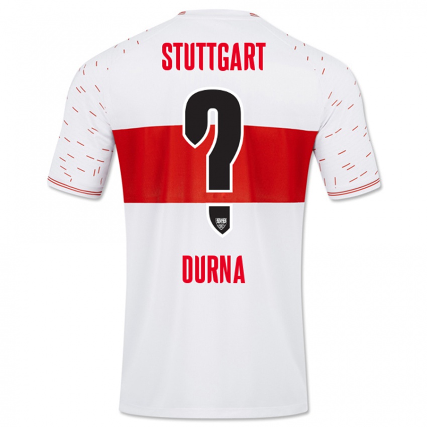 Hombre Camiseta Tuncay Durna #0 Blanco 1ª Equipación 2023/24 La Camisa