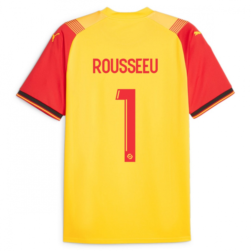 Hombre Camiseta Justine Rousseeu #1 Amarillo 1ª Equipación 2023/24 La Camisa