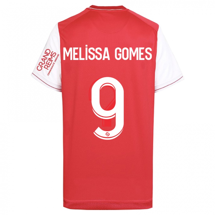 Hombre Camiseta Melissa Ferreira Gomes #9 Rojo 1ª Equipación 2023/24 La Camisa