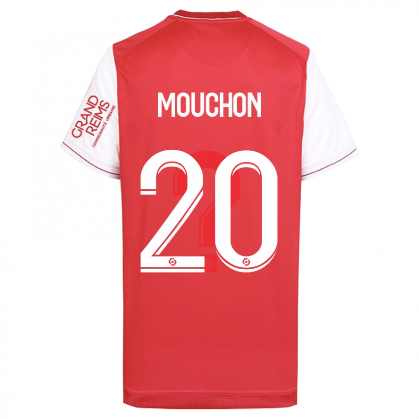 Hombre Camiseta Noemie Mouchon #20 Rojo 1ª Equipación 2023/24 La Camisa