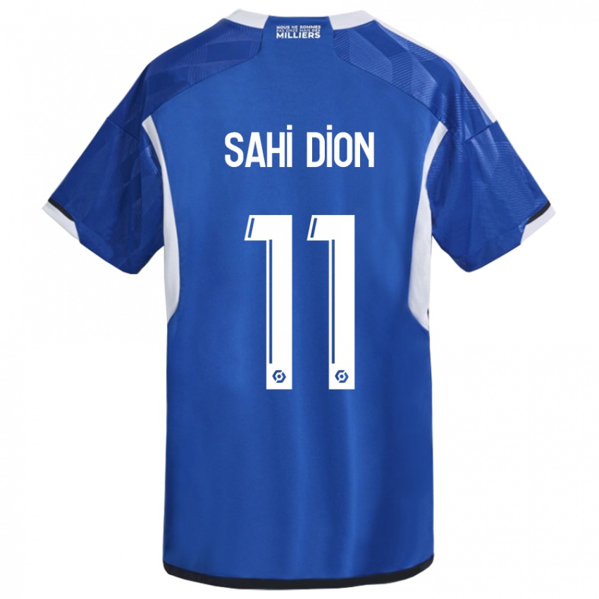 Hombre Camiseta Moïse Sahi Dion #11 Azul 1ª Equipación 2023/24 La Camisa