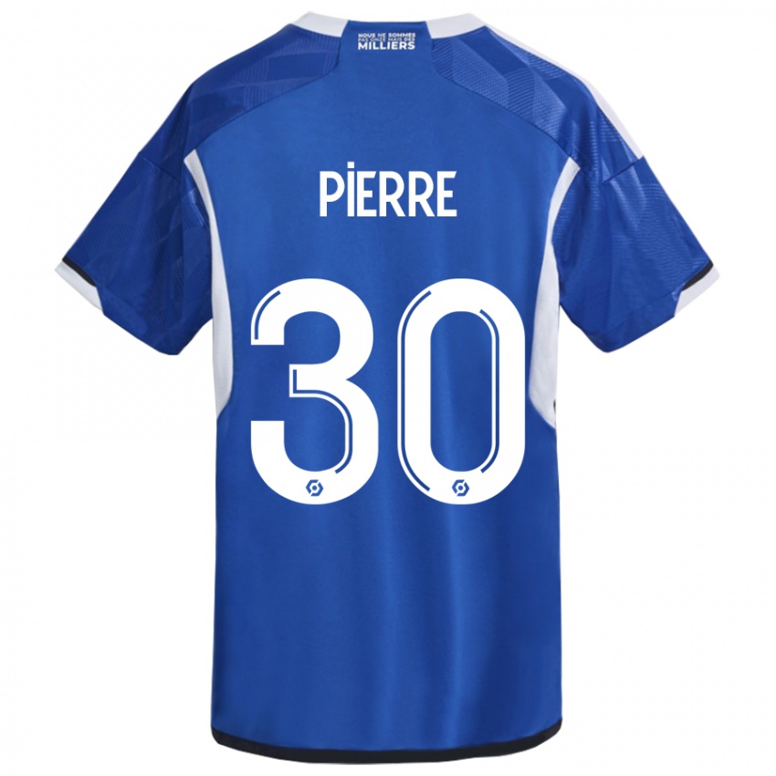 Hombre Camiseta Alexandre Pierre #30 Azul 1ª Equipación 2023/24 La Camisa